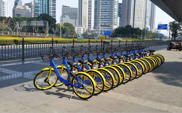 OFO单车和摩拜大力在中国使用