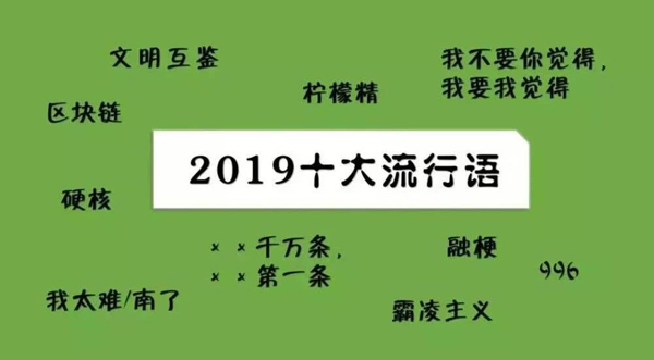 盘点2019年流行词，我太难了/南了最扎心！